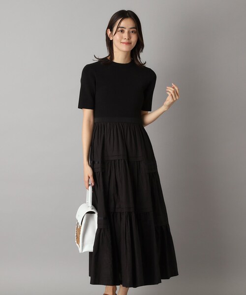 セール】【大人百花春号掲載 モデル美香さん着用】リブニット