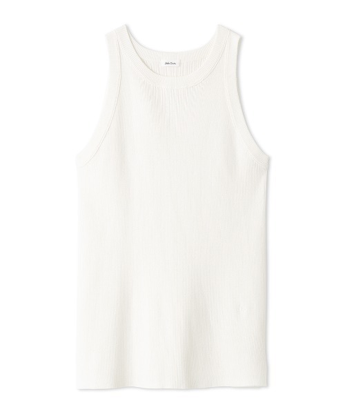 Mila Owen（ミラオーウェン）の「シルク混クルーネックアメスリニットタンク【ウォッシャブル】（タンクトップ・レディース・ライム/ホワイト/ベージュ/ミント/ブラック・0/1）」の13枚目の写真