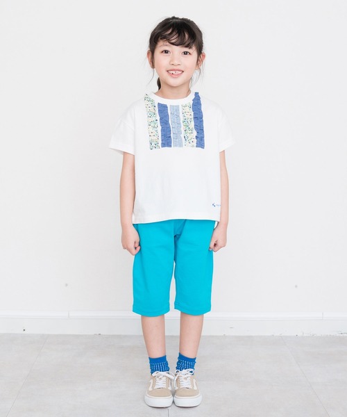 RAGMART（ラグマート）の「フリルTシャツ（Tシャツ/カットソー・キッズ・イエロー/グレー/オフホワイト・130cm/120cm/110cm/100cm）」の6枚目の写真