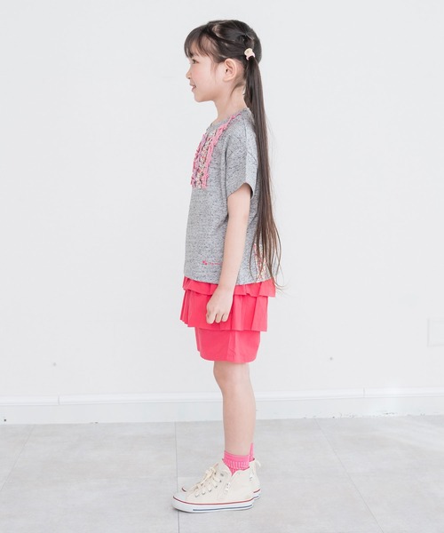 RAGMART（ラグマート）の「フリルTシャツ（Tシャツ/カットソー・キッズ・イエロー/グレー/オフホワイト・130cm/120cm/110cm/100cm）」の11枚目の写真