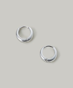 1.5パイプ2cmルーフピアスWG K10（両耳）（ピアス（両耳用