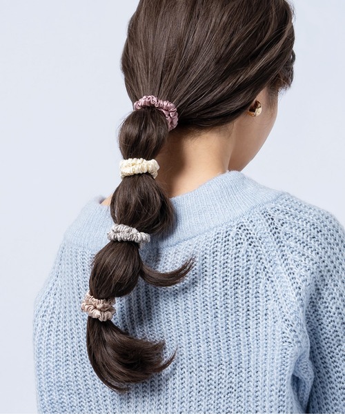 シルクヘアゴム（ヘアゴム）｜MKD.ZAKKA（エムケーディーザッカ）の