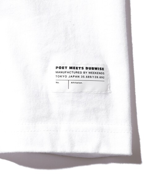 BEAMS RECORDS（ビームスレコーズ）の「POET MEETS DUBWISE / PMD LOGO T-shirt（Tシャツ/カットソー・メンズ・ブラック/ホワイト・LARGE/X-LARGE）」の16枚目の写真