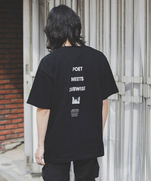 BEAMS RECORDS（ビームスレコーズ）の「POET MEETS DUBWISE / PMD LOGO T-shirt（Tシャツ/カットソー・メンズ・ブラック/ホワイト・LARGE/X-LARGE）」の19枚目の写真