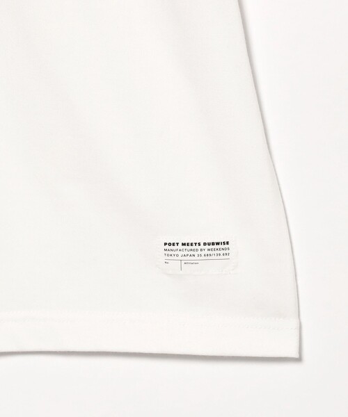 BEAMS RECORDS（ビームスレコーズ）の「POET MEETS DUBWISE / PMD LOGO T-shirt（Tシャツ/カットソー・メンズ・ブラック/ホワイト・LARGE/X-LARGE）」の6枚目の写真