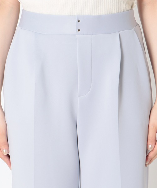 Jines（ジネス）の「≪WEB限定≫ 楽ちん綺麗見えワイドパンツ【セットアップ可】（その他パンツ・レディース・ブラック/ライトブルー/ベージュ・38）」の22枚目の写真