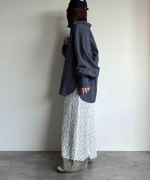 apres jour mignon(アプレジュールミニョン)の「タイ付き2WAYシアーレースワンピ【ZOZOTOWN限定アイテム】(ワンピース・レディース・オフホワイト/アイボリー/ブラック・X-LARGE/MEDIUM/SMALL)」の9枚目の写真