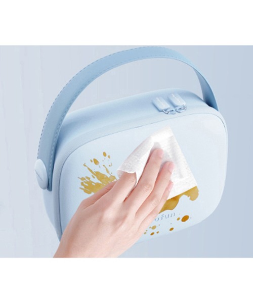 ORiental TRaffic(オリエンタルトラフィック)の「EVAミラー付きポーチ/G-0024(ハンドバッグ・レディース・イエロー/グリーン/ブルー・フリ-)」の16枚目の写真