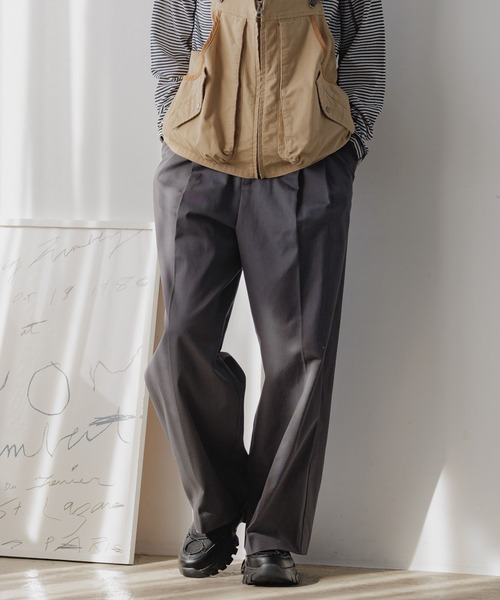 niko and...（ニコアンド）の「ボーイズクラフトチノパンツ（チノパンツ・レディース・アイボリー/ベージュ/ネイビー/チャコール・MEDIUM/LARGE/SMALL）」の7枚目の写真