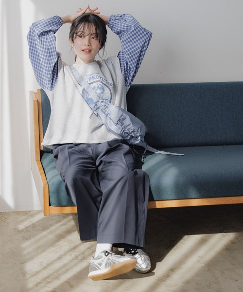 niko and...（ニコアンド）の「ボーイズクラフトチノパンツ（チノパンツ・レディース・アイボリー/ベージュ/ネイビー/チャコール・MEDIUM/LARGE/SMALL）」の17枚目の写真