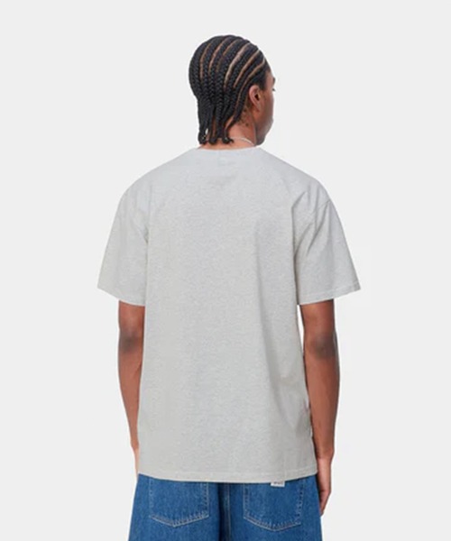 Carhartt WIP(カーハートダブリューアイピー)の「【Carhartt WIP】S/S AMERICAN SCRIPT T-SHIRT I029956(Tシャツ/カットソー・メンズ・ホワイト/アッシュグレー/ブラック・M/L/XL)」の5枚目の写真