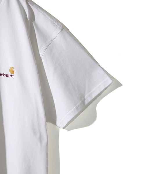 Carhartt WIP(カーハートダブリューアイピー)の「【Carhartt WIP】S/S AMERICAN SCRIPT T-SHIRT I029956(Tシャツ/カットソー・メンズ・ホワイト/アッシュグレー/ブラック・M/L/XL)」の7枚目の写真