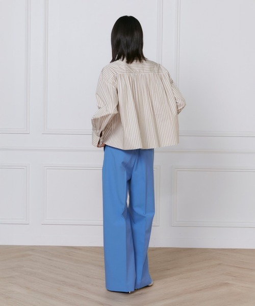 INED（イネド）の「【2025NEW】美脚ワイドパンツ（その他パンツ・レディース・チェック/その他/ブルー/オフホワイト/ブラック/ベージュ・9号/7号）」の14枚目の写真