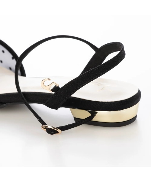 Launa lea(ラウナレア)の「ドットチュールベルトパンプス(0600)(パンプス・レディース・ブラック/ベージュ・22.0cm/22.5cm/23.0cm/23.5cm/24.0cm/24.5cm/25.0cm/25.5cm)」の19枚目の写真
