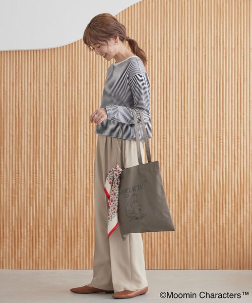 MOOMIN（ムーミン）の「Moomin アソートプリントバッグ（トートバッグ・レディース・グレー/アイボリー/ネイビー/モカ・FREE）」の22枚目の写真