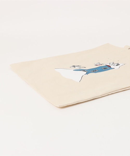MOOMIN（ムーミン）の「Moomin アソートプリントバッグ（トートバッグ・レディース・グレー/アイボリー/ネイビー/モカ・FREE）」の6枚目の写真