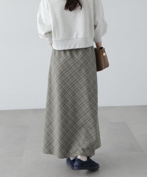 FREE'S MART(フリーズマート)の「◆ワッシャーサテンナロースカート(スカート・レディース・グレー/グリーン系その他/ホワイト・MEDIUM/SMALL)」の22枚目の写真