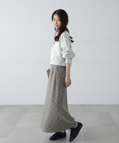 FREE'S MART(フリーズマート)の「◆ワッシャーサテンナロースカート(スカート・レディース・グレー/グリーン系その他/ホワイト・MEDIUM/SMALL)」の19枚目の写真