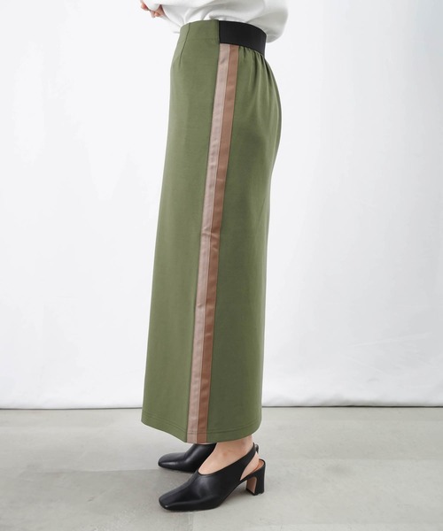 LUCA/LADY LUCK LUCA（ルカ/レディラックルカ）の「LC/LLL ラインタイトスカート（スカート・レディース・ブラック/カーキ/グレイッシュベージュ/アイボリー・FREE）」の14枚目の写真