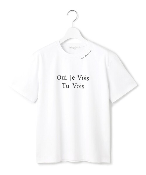 23区 L(ニジュウサンクオオキイサイズ)の「【洗える】カラーロゴ Tシャツ(Tシャツ/カットソー・レディース・ホワイト系/グレー系/イエロー系/ライラック系・44/48/46)」の20枚目の写真