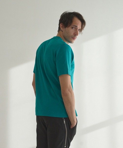 RATTLE TRAP（ラトルトラップ）の「シルケットスムースVネックTシャツ（Tシャツ/カットソー・メンズ・グリーン・S/M/L/LL）」の4枚目の写真