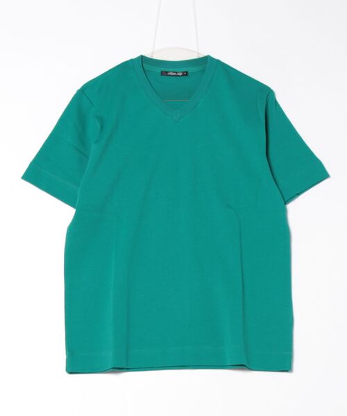 RATTLE TRAP（ラトルトラップ）の「シルケットスムースVネックTシャツ（Tシャツ/カットソー・メンズ・グリーン・S/M/L/LL）」の6枚目の写真