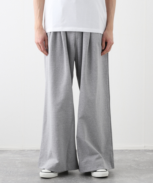 EDIFICE（エディフィス）の「FT ウルトラ ワイド スウェット パンツ（スウェットパンツ・メンズ・チャコールグレー/グレー・LARGE/MEDIUM）」の4枚目の写真
