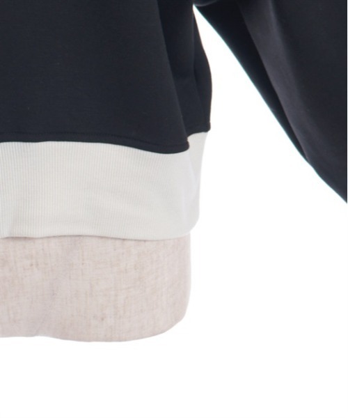 axes femme（アクシーズファム）の「ダンボールニットトラックジャケット（ブルゾン・レディース・ブラック/イエロー/ミント・FREE）」の4枚目の写真