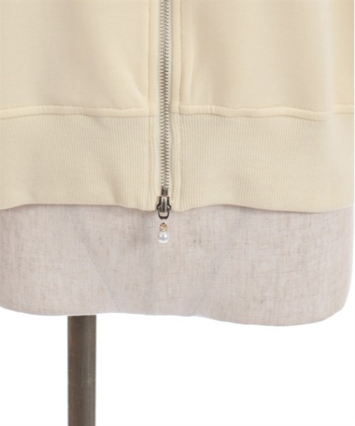 axes femme（アクシーズファム）の「ダンボールニットトラックジャケット（ブルゾン・レディース・ブラック/イエロー/ミント・FREE）」の17枚目の写真