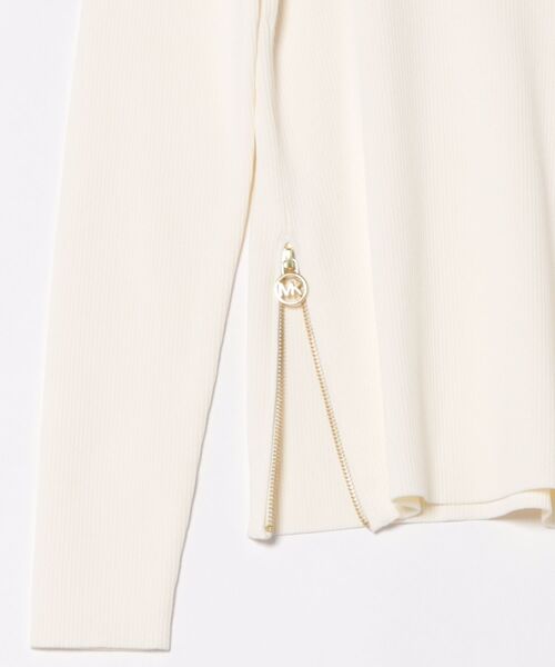 MICHAEL KORS(マイケルコース)の「リブ サイドジップ セーター(ニット/セーター・レディース・アイボリー系・XS/L/S/M)」の3枚目の写真