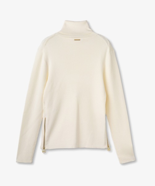 MICHAEL KORS(マイケルコース)の「リブ サイドジップ セーター(ニット/セーター・レディース・アイボリー系・XS/L/S/M)」の4枚目の写真