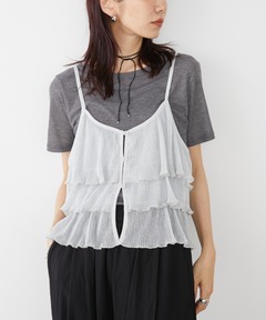 セール】FANCY CLUB/ファンシークラブ SHIRRING PUFF BLOUSE