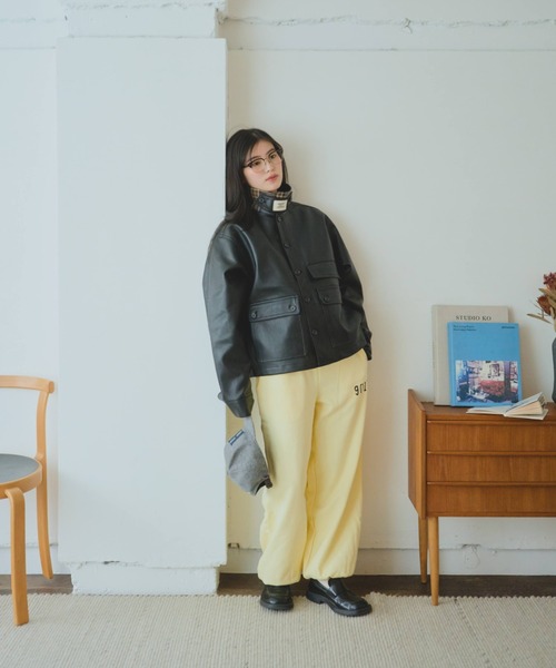 common gull products.（コモンガルプロダクツ）の「街のレザージャケット（その他アウター・レディース・ブラウン系/ブラック系・LARGE/MEDIUM）」の12枚目の写真