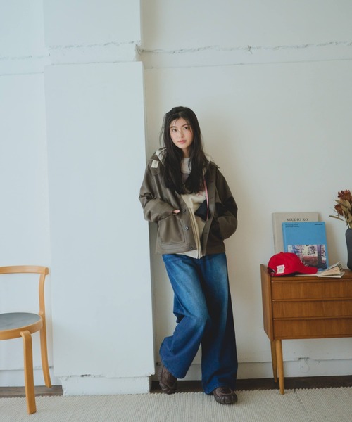 common gull products.（コモンガルプロダクツ）の「街のレザージャケット（その他アウター・レディース・ブラウン系/ブラック系・LARGE/MEDIUM）」の22枚目の写真