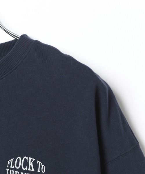 LEPSIM（レプシィム）の「ロゴ裏毛5分袖プルオーバー　323395（Tシャツ/カットソー・レディース・ネイビー/キナリ/グレー・FREE）」の7枚目の写真