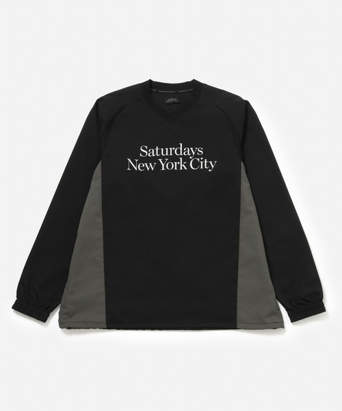 Saturdays Golf / プルオーバー BLACK L セール】AZEK Stretch Woven Pullover（Tシャツ/カットソー