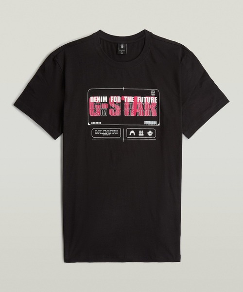送料込★G-Star★Typhography Tシャツ セール】FLYER GRAPHIC T-SHIRT/ブランドロゴグラフィック