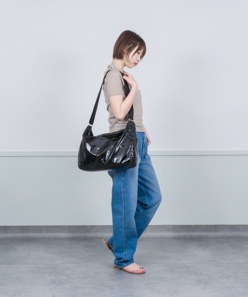 Jack Gomme（ジャックゴム）の「【JACK GOMME/ジャックゴム】ショルダーバッグ　JOY（ショルダーバッグ・レディース・ゴールド/カーキ/ホワイト/ブラック/ブルー/アイボリー・FREE）」の17枚目の写真