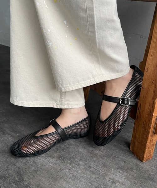 定番のお歳暮 REMME/レメ] メッシュ フラットシューズ（その他シューズ 靴