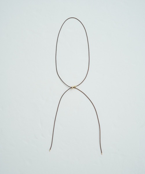 PUAL CE CIN（ピュアルセシン）の「【＠noricorico102企画】コードチョーカー（チョーカー・レディース・ブラウン系その他/ブラック系その他・FREE）」の6枚目の写真