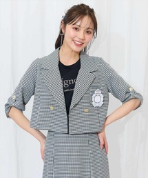 WILLSELECTION（ウィルセレクション）の「エンブレム付きショートジャケット（スーツジャケット）」