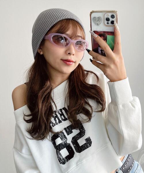 WEGO(ウィゴー)の「WEGO/スポーティカラーレンズアイウェア(サングラス・レディース・ライトピンク/ブラック・FREE)」の5枚目の写真