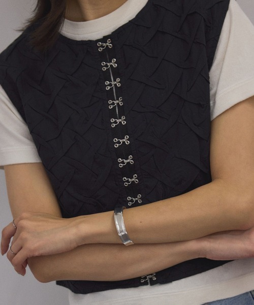 セール】【WEB限定】ハンドスモッキングジレ / ベスト（ベスト