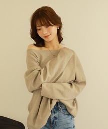 offshoulder oversize knit /オフショルダー オーバーサイズ ニット
