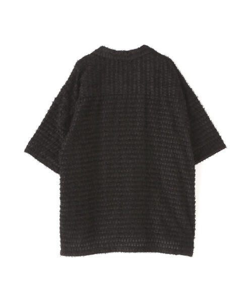 DANKE SCHON（ダンケシェーン）の「DankeSchon/ダンケシェーン/SHEER SHAGGY JQ S/S SHIRTS（シャツ/ブラウス・レディース・ブラック/グレー・F）」の7枚目の写真