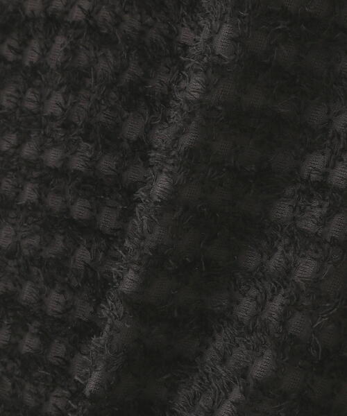 DANKE SCHON（ダンケシェーン）の「DankeSchon/ダンケシェーン/SHEER SHAGGY JQ S/S SHIRTS（シャツ/ブラウス・レディース・ブラック/グレー・F）」の8枚目の写真