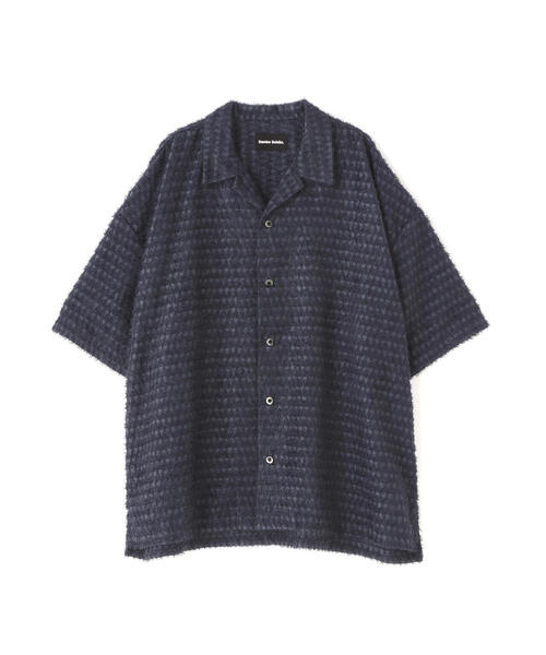 DANKE SCHON（ダンケシェーン）の「DankeSchon/ダンケシェーン/SHEER SHAGGY JQ S/S SHIRTS（シャツ/ブラウス・レディース・ブラック/グレー・F）」の9枚目の写真
