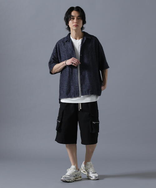 DANKE SCHON（ダンケシェーン）の「DankeSchon/ダンケシェーン/SHEER SHAGGY JQ S/S SHIRTS（シャツ/ブラウス・レディース・ブラック/グレー・F）」の12枚目の写真
