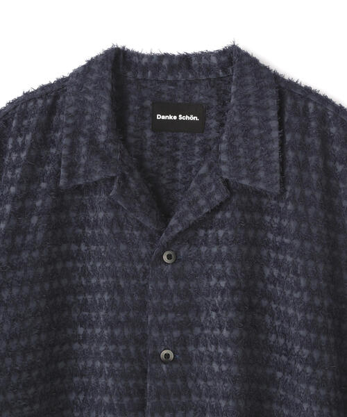 DANKE SCHON（ダンケシェーン）の「DankeSchon/ダンケシェーン/SHEER SHAGGY JQ S/S SHIRTS（シャツ/ブラウス・レディース・ブラック/グレー・F）」の15枚目の写真