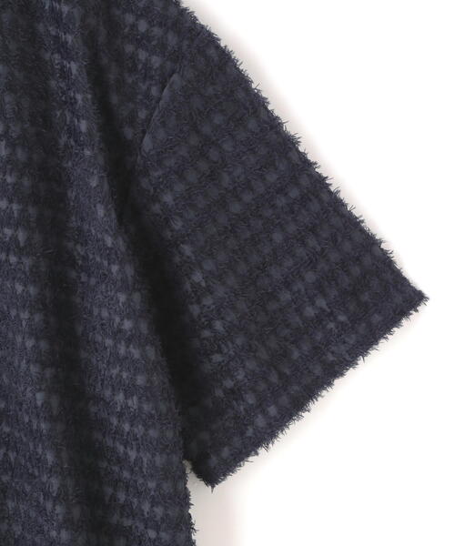 DANKE SCHON（ダンケシェーン）の「DankeSchon/ダンケシェーン/SHEER SHAGGY JQ S/S SHIRTS（シャツ/ブラウス・レディース・ブラック/グレー・F）」の17枚目の写真